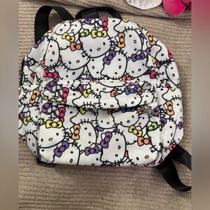 Hello Kitty Patterned Backpack